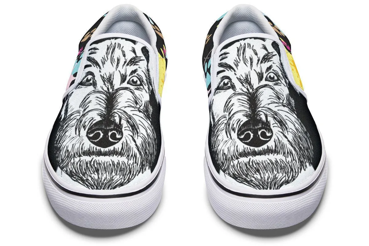 Artsy Schnauzer Slip-On Shoes