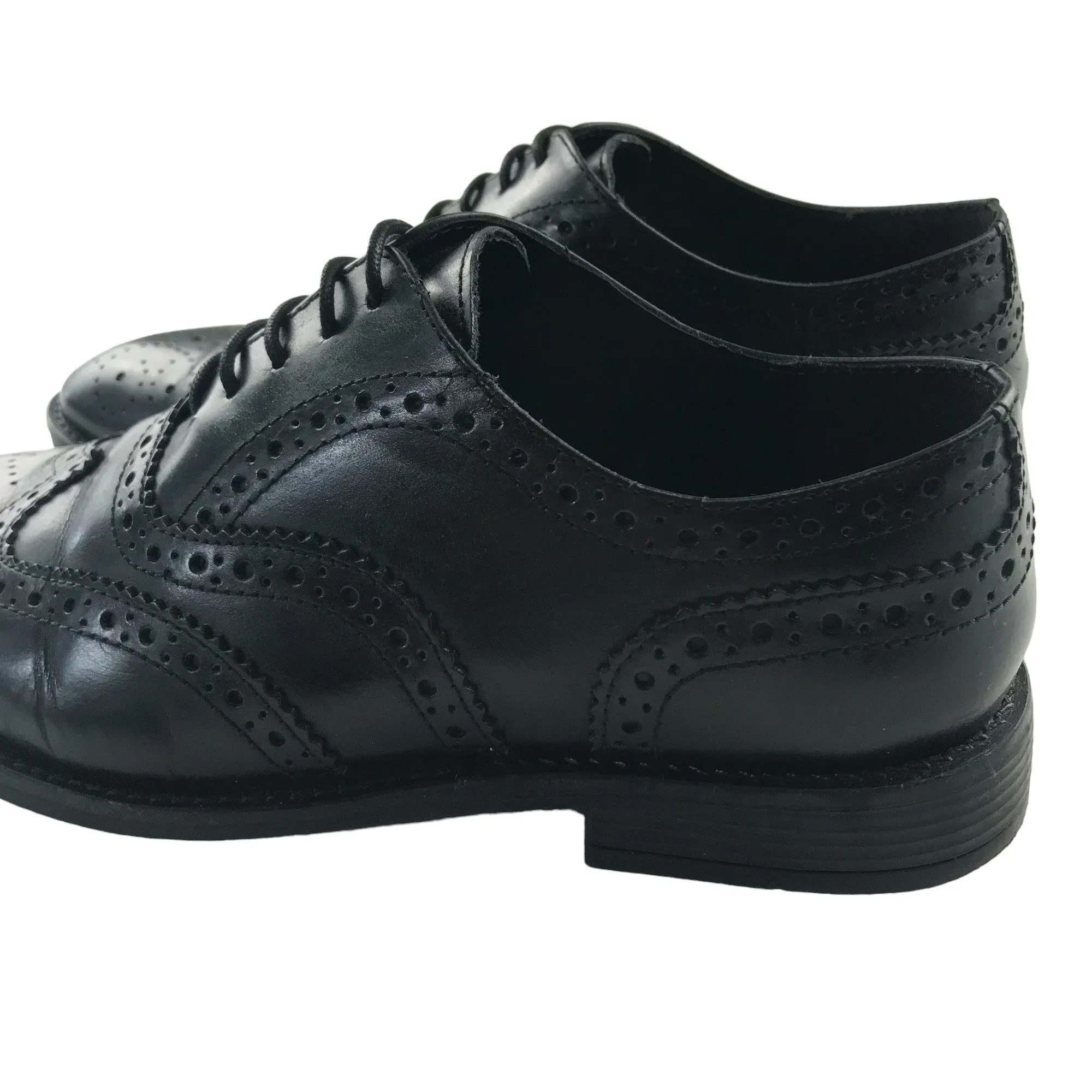 Asos Design brogue shoes shoe size 8.5 black leather formal