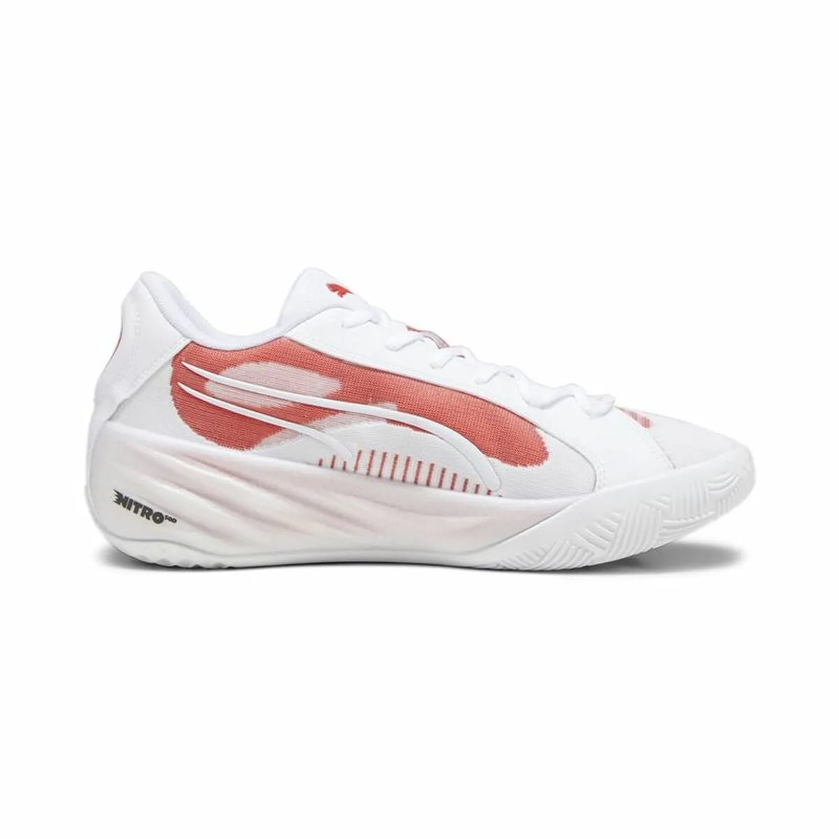 Basketball Shoes for Adults Puma All-Pro Nitroam White