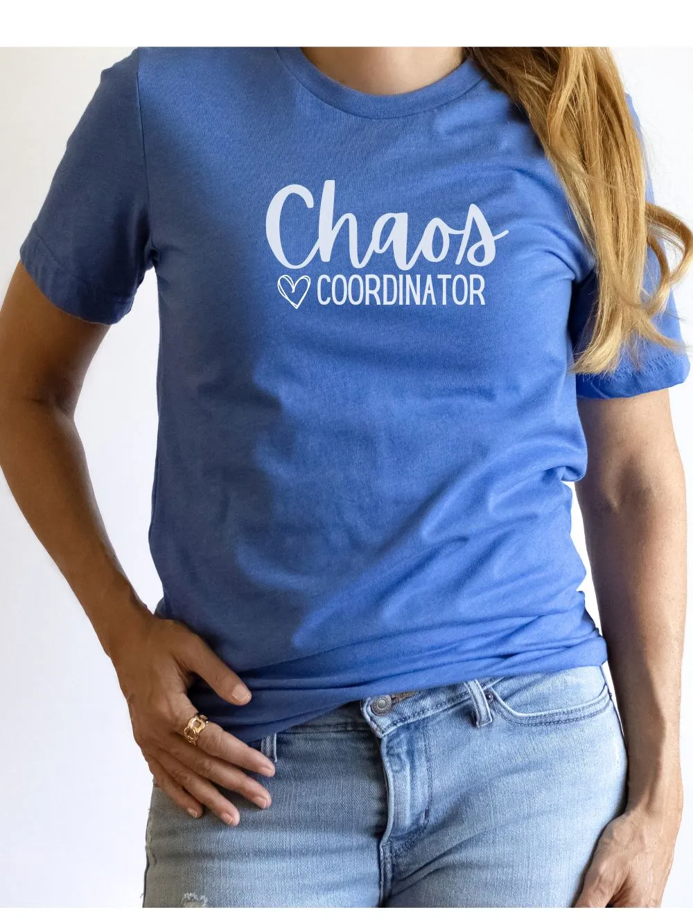 Chaos Coordinator Mom T-Shirt Bella   Canvas Unisex Jersey Short Sleeve Tee - Many Colors