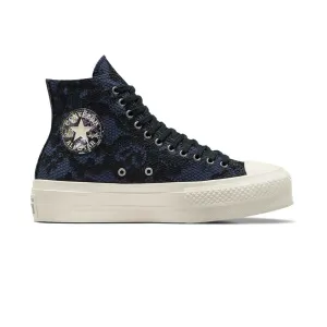 Converse - Women's Chuck Taylor All Star Lift Platform Floral Lace High Top Shoes (A08000C)