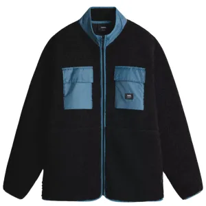 Debrusk Loose Sherpa Fleece Black/Bluestone