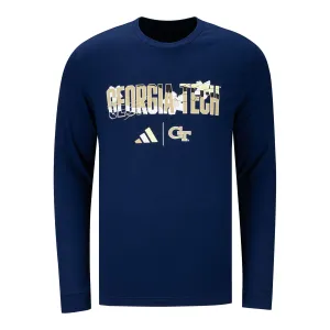 Georgia Tech Yellow Jackets Adidas Black History Month Celebration Long Sleeve T-Shirt