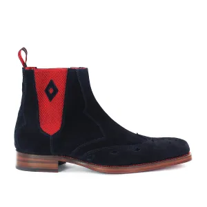 Jeffery West - Scimitar Dexter-B Chelsea Boots in Navy