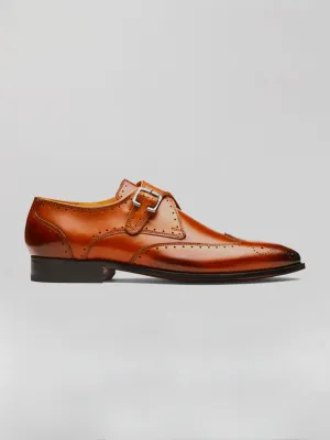 Kaiser Single Monk-strap - Cognac