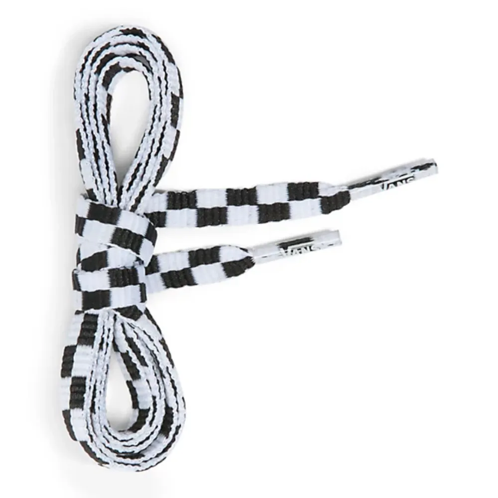 Laces 54" Black/White Checkers