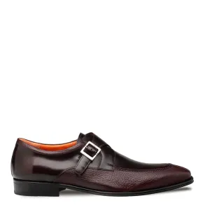 Mezlan Pego Monk Strap Shoe-Brown