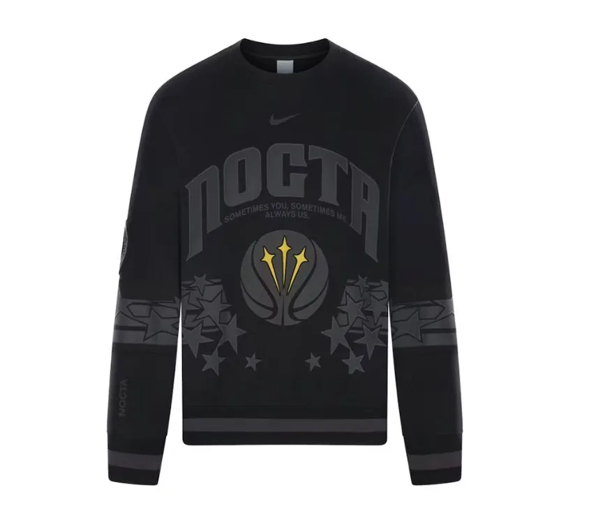 NIKE X NOCTA CHAMPIONS LEAGUE CREWNECK BLACK