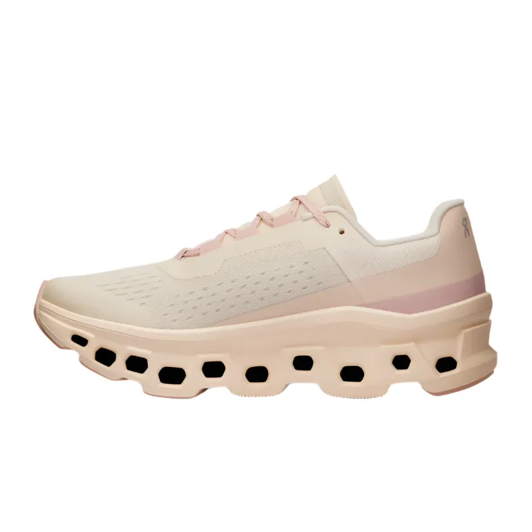 On Running Women's Cloudmonster Sneaker - Moon/Fawn