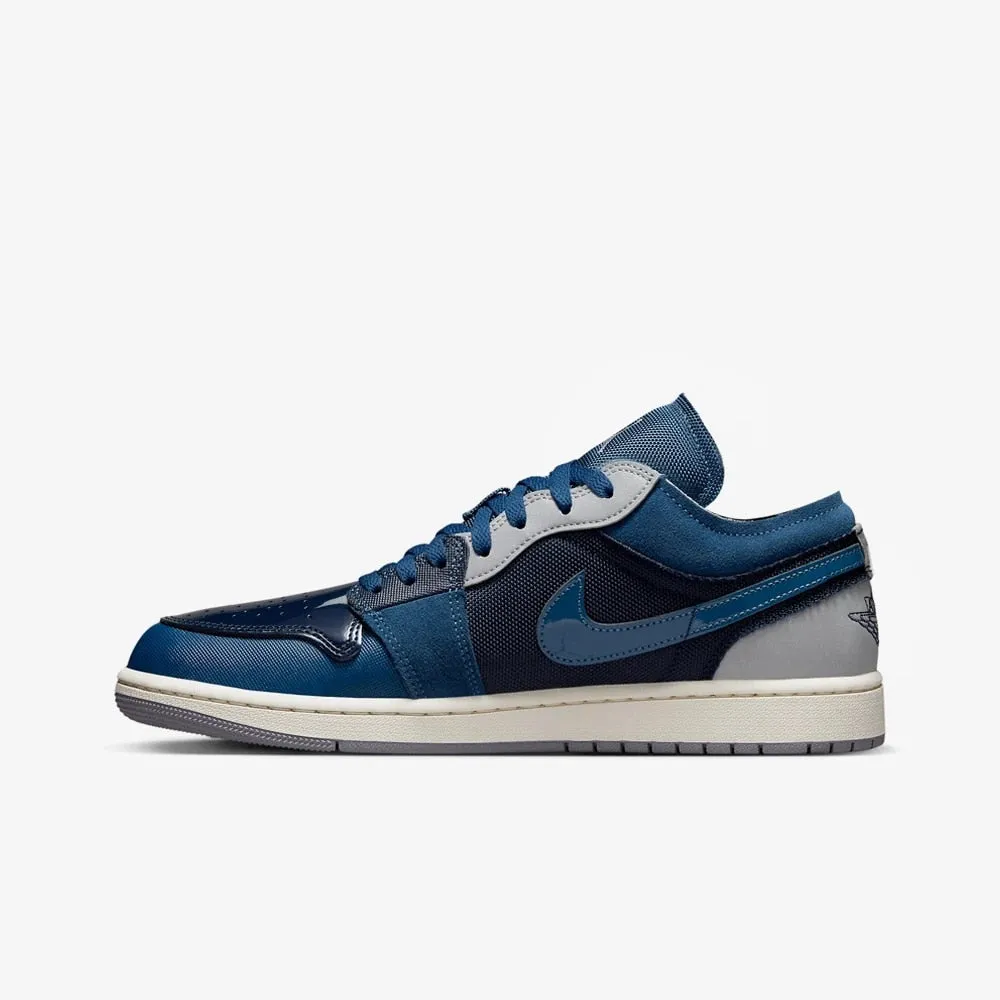 Original Nike Air Jordan 1 Low SE &#39;Craft Blue&#39; Male Blue Sports Shoes DR8867-400 Jordan Sneaker