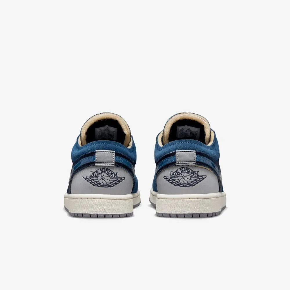 Original Nike Air Jordan 1 Low SE &#39;Craft Blue&#39; Male Blue Sports Shoes DR8867-400 Jordan Sneaker