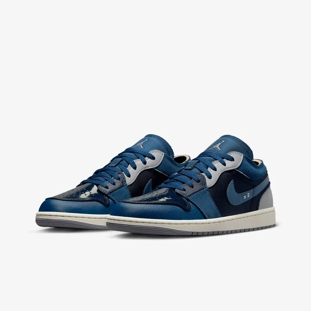 Original Nike Air Jordan 1 Low SE &#39;Craft Blue&#39; Male Blue Sports Shoes DR8867-400 Jordan Sneaker