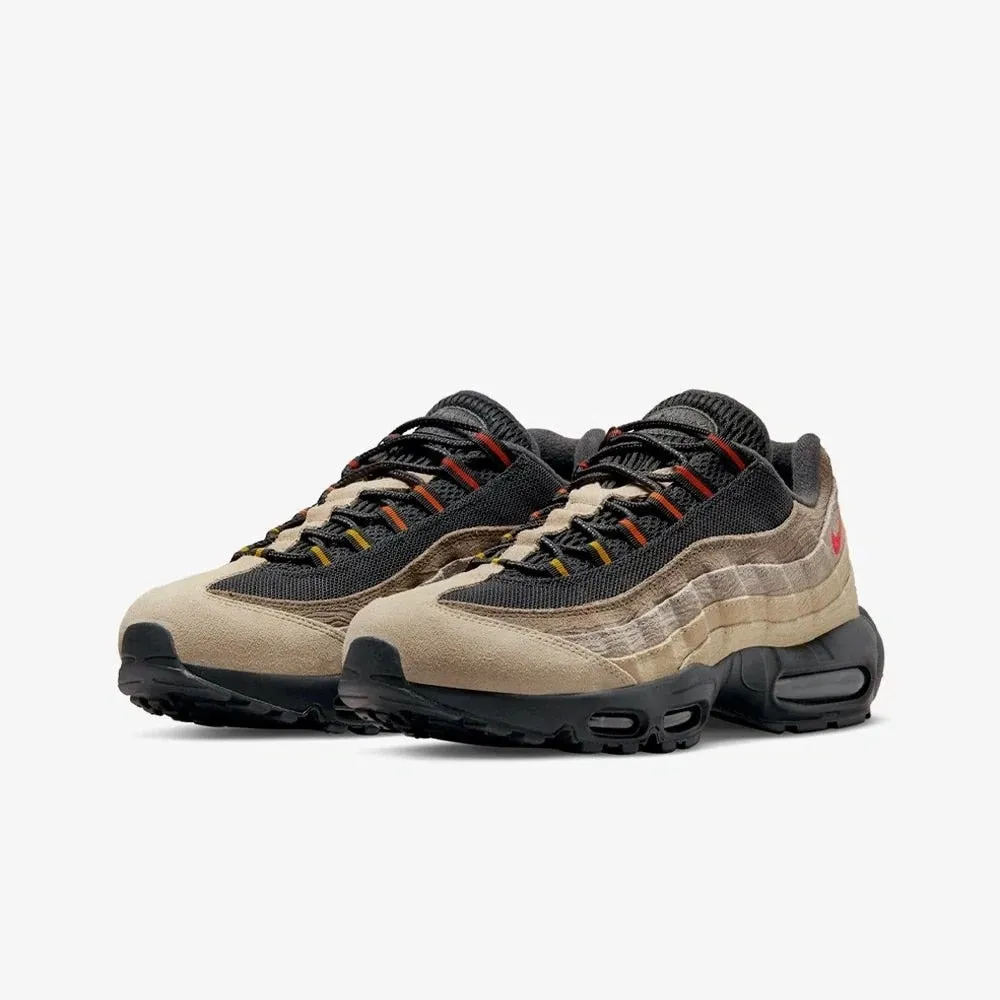 Original Nike Air Max 95 &#39;Topographic&#39; Male Brown Sport Shoes DV3197-001 Nike Sneaker