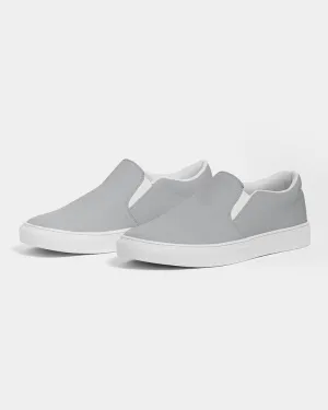 Shaded Pale Gray Slip-On Canvas Sneakers | Women's | C0M0Y0K30