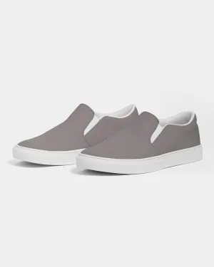 Shaded Pale Pastel Brown Slip-On Canvas Sneakers | Men's | C30M30Y30K30