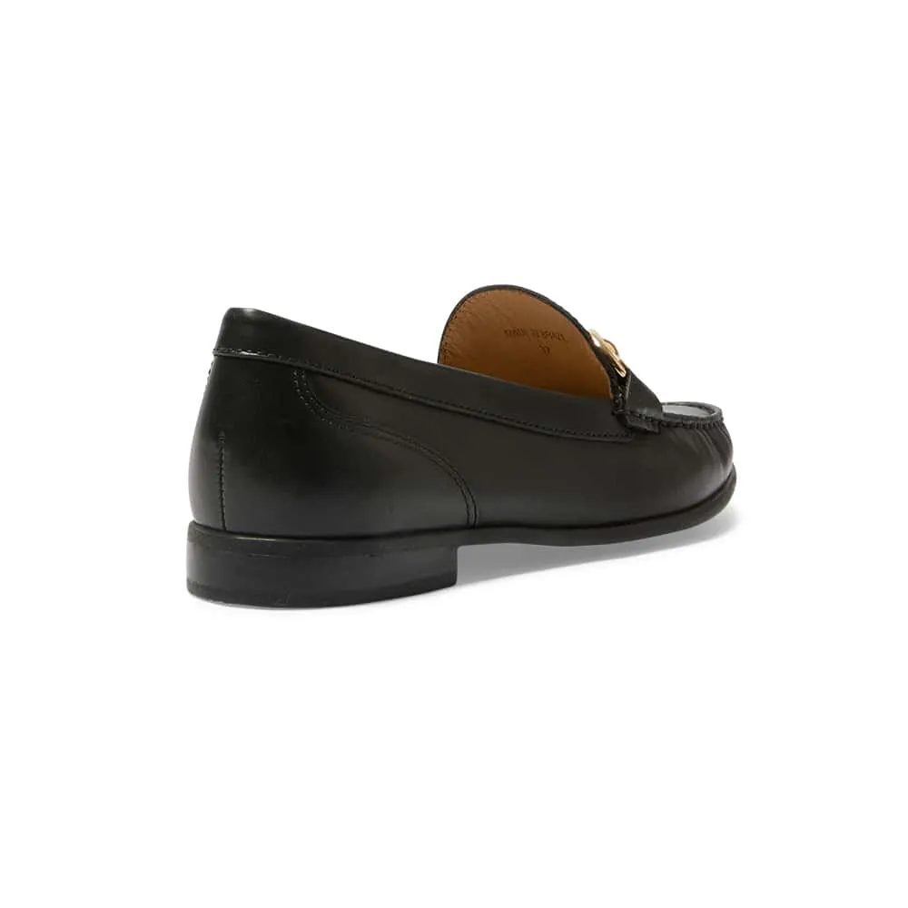 Tuscany Loafer in Black Leather