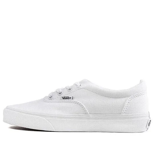 Vans Doheny VN0A3MVZW42 Women's White Canvas Low Top Skateboard Shoes KHO155