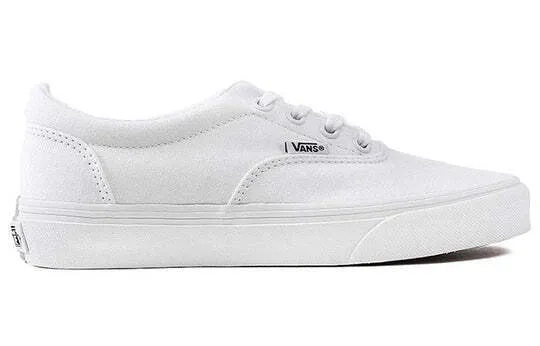 Vans Doheny VN0A3MVZW42 Women's White Canvas Low Top Skateboard Shoes KHO155