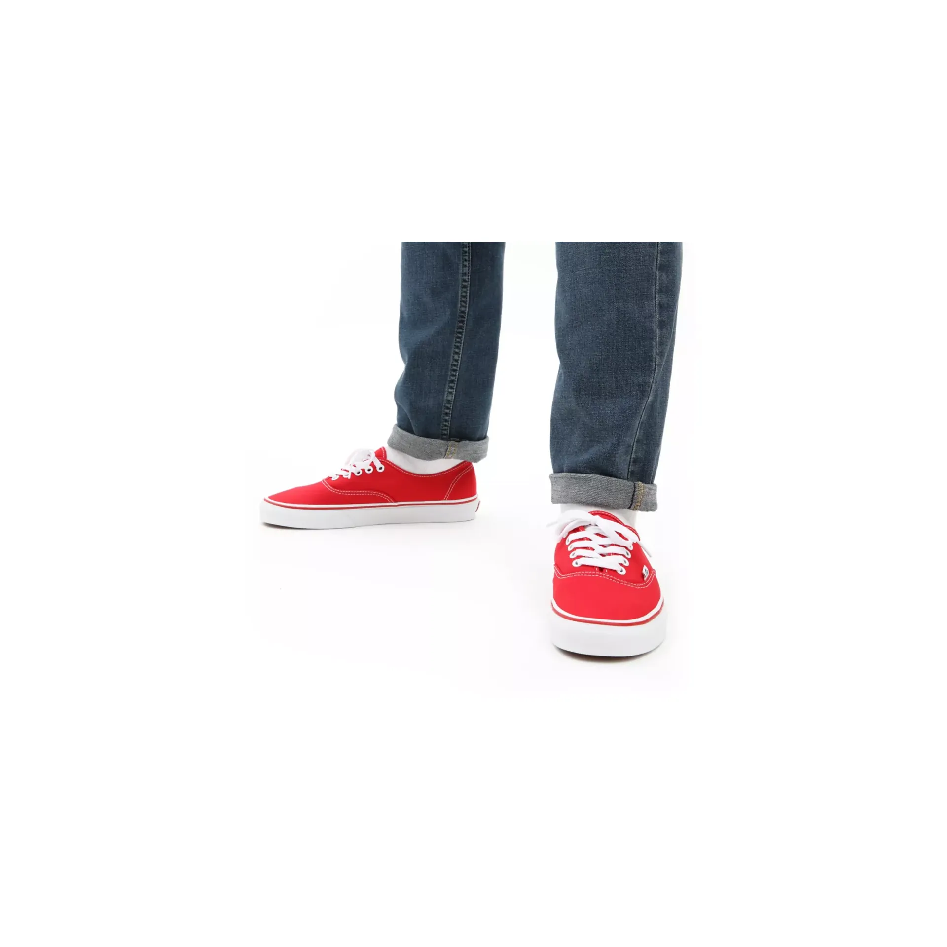 Vans Unisex Authentic Shoes - Red