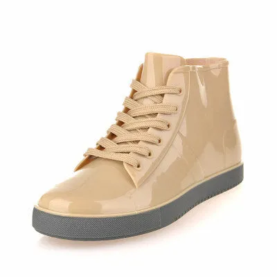 Waterproof ankle boots Modern Shoe Look cross-tied